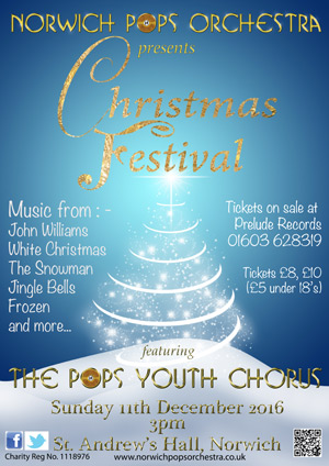 Christmas Festival with Norwich Pops Youth Chorus