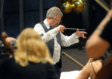 Geoff Davidson conducting the Norwich Pops Orchestra 1st January 2012