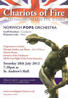 Chariots of Fire - A Proms night for the games